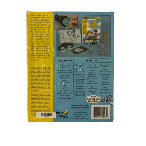 Extreme Solar Hot Sun Science Experiment Kit Summer Fun Brand New - Picture 2 of 2